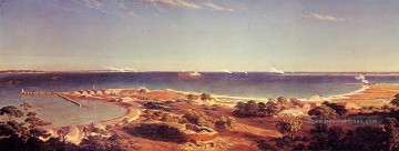 Le bombardement de Fort Sumter Albert Bierstadt Peinture à l'huile